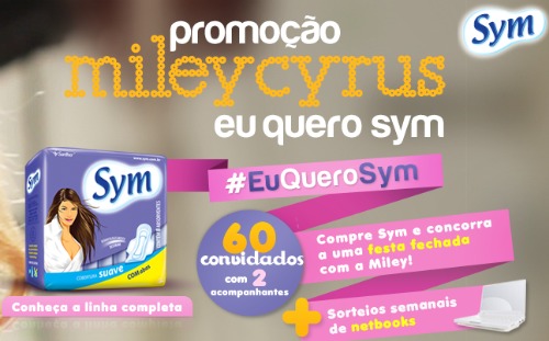 promoção miley cyrus