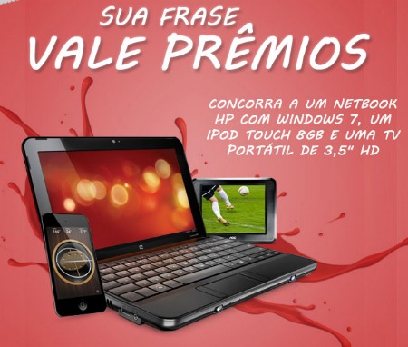 sua frase vale prêmios