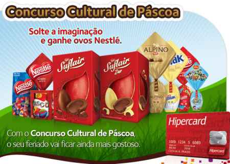 concurso pascoa hipercard 2011
