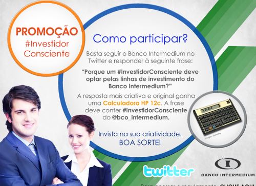 promoção investidor consciente