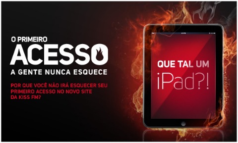 promoção kiss fm ipad