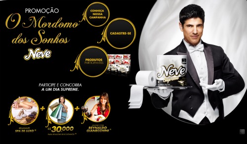 promoção o mordomo dos sonhos neve