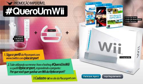 promoção quero um wii