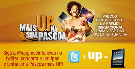 promoção upgrade ipad