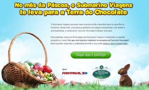 submarino viagens pascoa