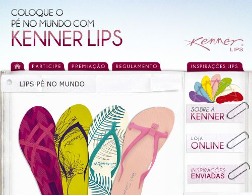 Coloque o Pé no Mundo Com Lips