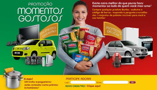 Promoção momentos gostosos Basilar