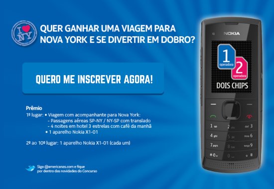 concurso cultural americanas nokia