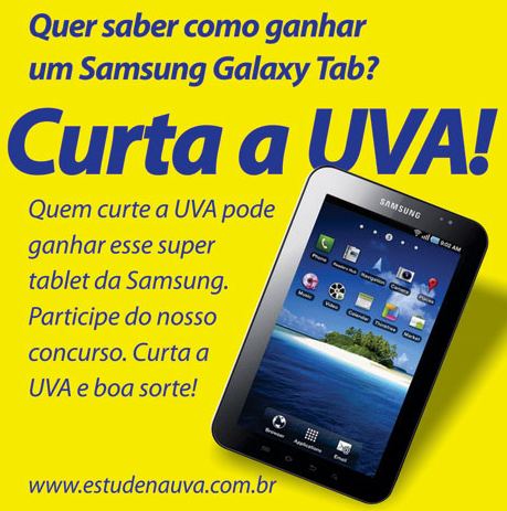 concurso cultural uva samsung tab