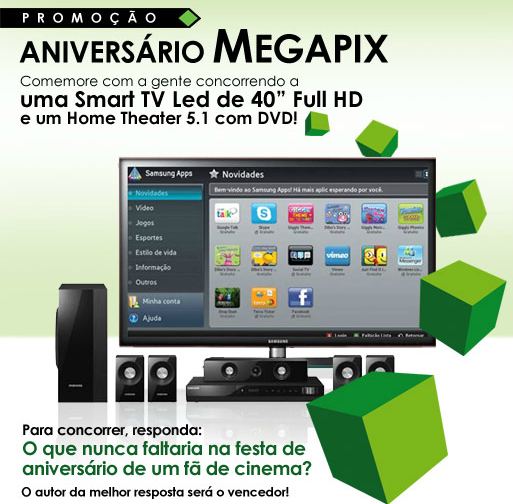 promoção aniversario megapix