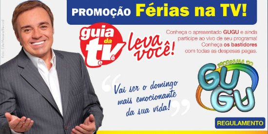 promoção ferias na tv guia da tv