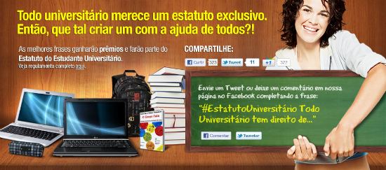 Concurso Estatuto Universitário Saraiva