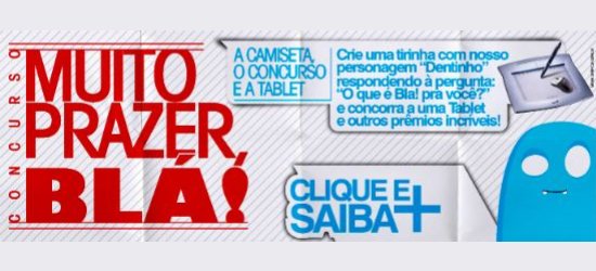 concurso muito prazer blá