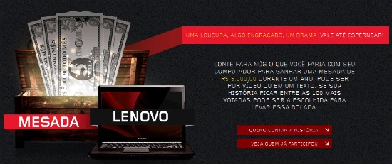 promoção mesada lenovo