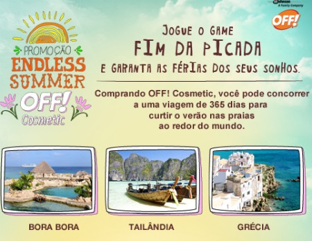 promoção endless summer off