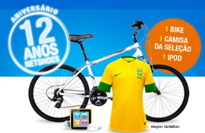 concurso aniversario netshoes
