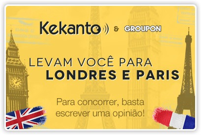 promoção kekanto e groupon