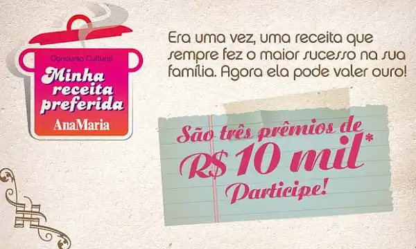 concurso minha receita preferida