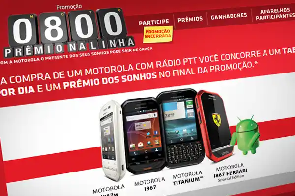 promoção motorola