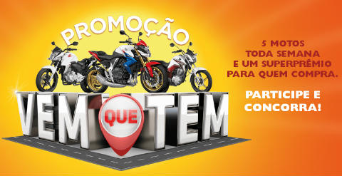 promoção honda motos