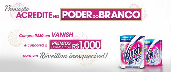 vanish promoção