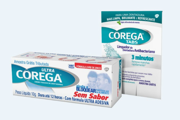 corega tabs amostra grátis