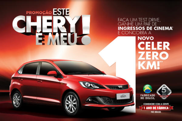 promocao chery 0km