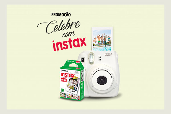 celebre com instax promocao