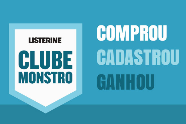 listerine clube monstro
