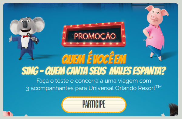 promoção sing telecine