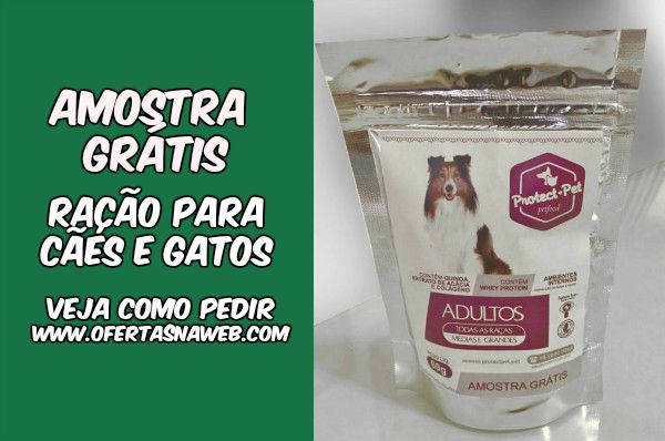amostra grátis ração