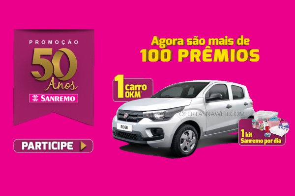 promoção sanremo prêmios