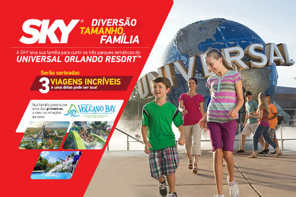 sky diversão família