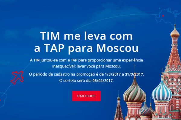 tim viagem moscou