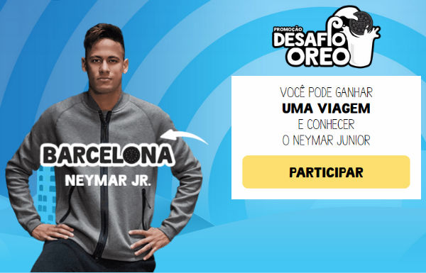 desafio oreo neymar