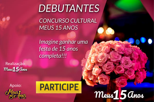 concurso meus 15 anos