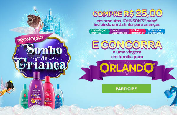 promoção sonho de criança