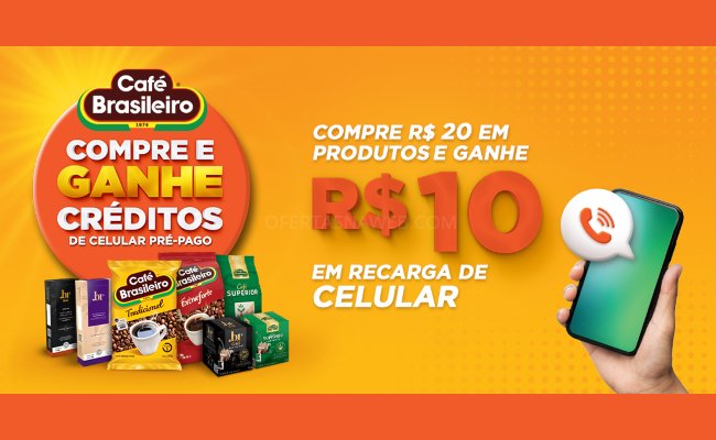 promoção café brasileiro