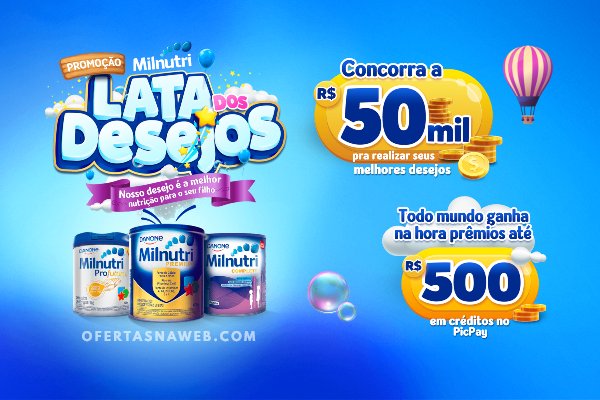 promoção milnutri