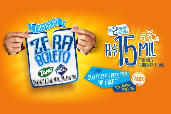 promoção zera boleto