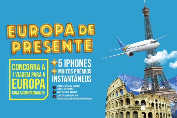 Promoção Europa de presente