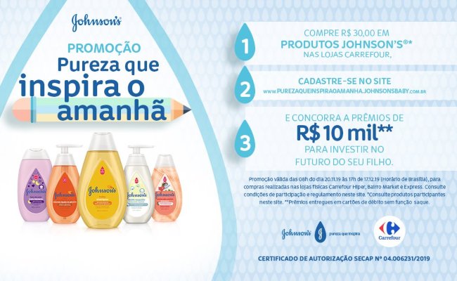 promoção johnsons baby