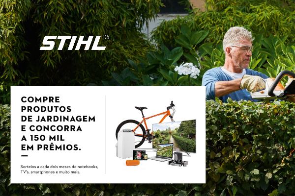 stihl sorteia prêmios