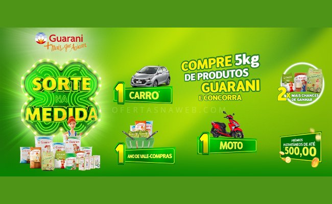 promoção açúcar guarani