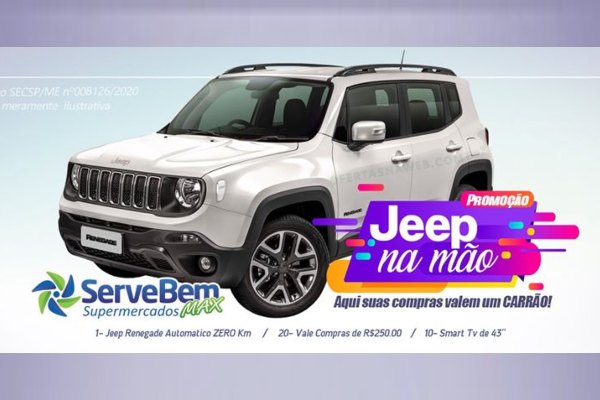 promoção jeep na mão