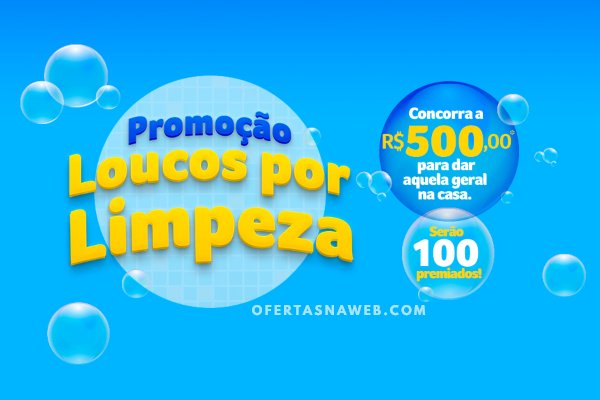 promoção loucos por limpeza
