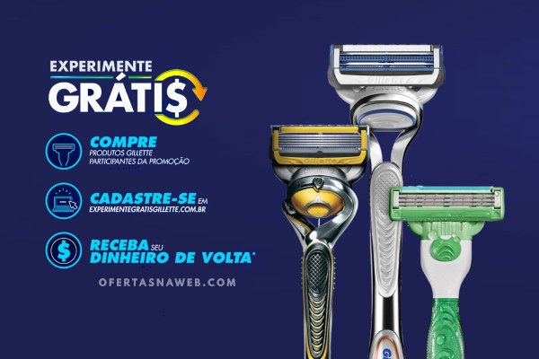 experimente grátis gillette