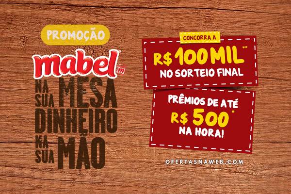 promoção biscoitos mabel