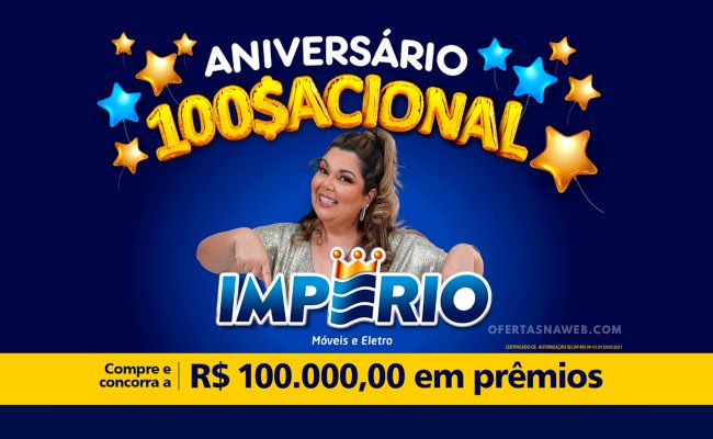 aniversário lojas império