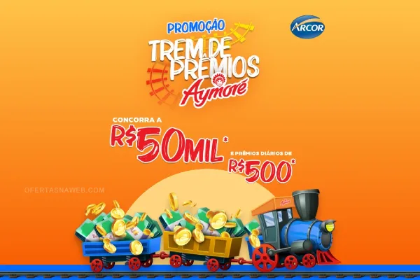 promoção trem de prêmios